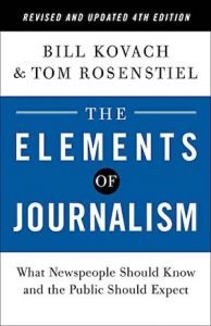 Cover of The Elements of Journalism